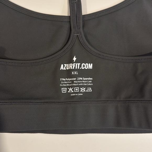 BB-AZUR CLASSIC FIT RACERBACK BRA gray - Picture 7 of 8